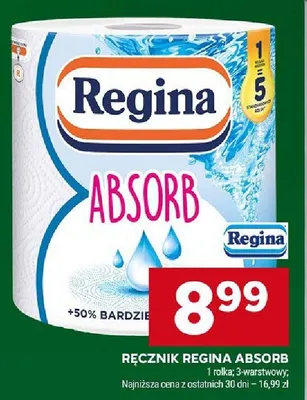 Ręcznik Regina Absorb promocja w Stokrotka
