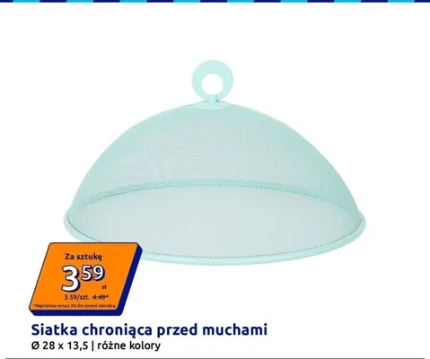 Siatka chroniąca przed muchami Ø 28x13,5 promocja w Action
