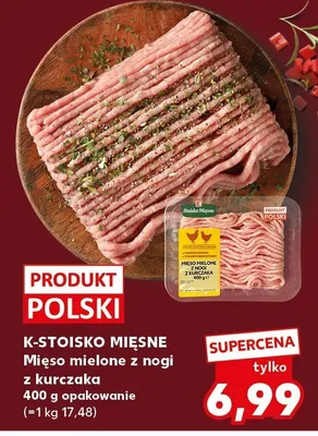 Mięso mielone z nogi z kurczaka promocja w Kaufland