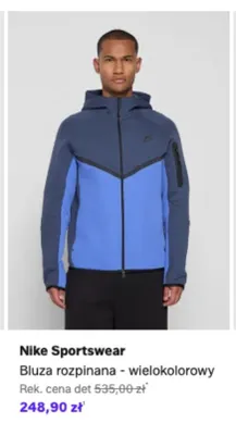 Bluza rozpinana Nike Sportswear wielokolorowa promocja w Lounge by Zalando