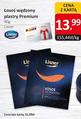 Łosoś wędzony plastry Premium promocja w Market Point