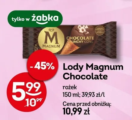 Lody rożek promocja w Żabka