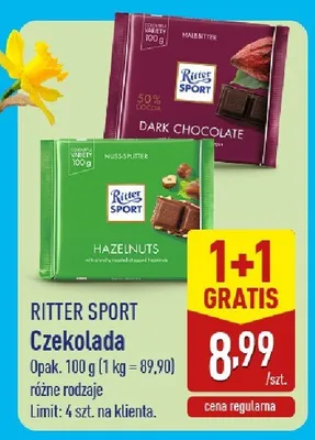 Czekolada Dark Chocolate promocja w Aldi