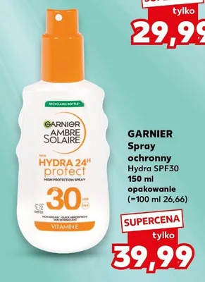 Spray ochronny Hydra SPF30 promocja w Kaufland