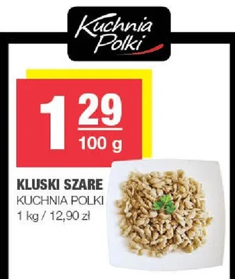 Kluski szare promocja w SPAR