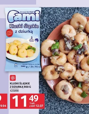 Kluski śląskie z dziurką Fami promocja w Selgros