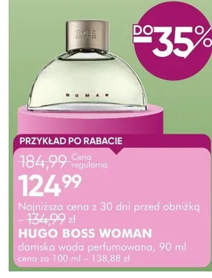 Woda perfumowana damska Hugo Boss Woman promocja w Super-Pharm