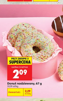 Donut nadziewany promocja w Biedronka