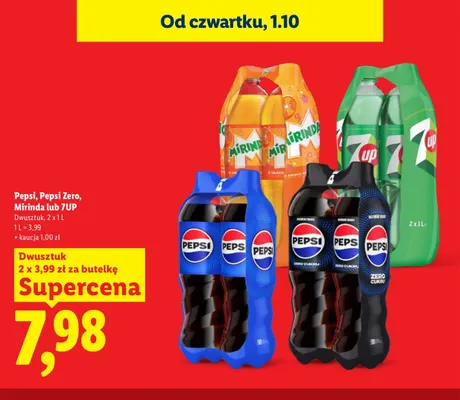 Napój gazowany Mirinda 2-pak promocja w Lidl