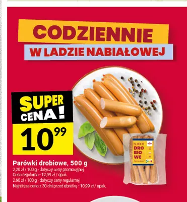 Parówki drobiowe promocja w Twój Market