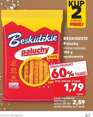 Paluchy Beskidzkie z solą promocja w Kaufland