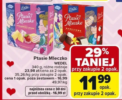 Ptasie mleczko promocja w Carrefour