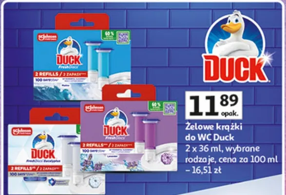Żelowe krążki do WC promocja w Auchan