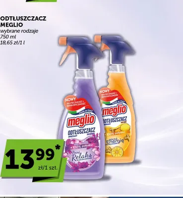 Odtłuszczacz Meglio Poczuj Relaks promocja w Groszek