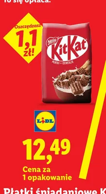 Płatki śniadaniowe KitKat promocja w Lidl