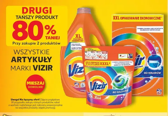 Środki do prania Vizir promocja w Kaufland