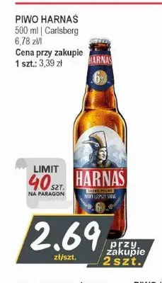 Piwo Harnaś promocja w Słoneczko