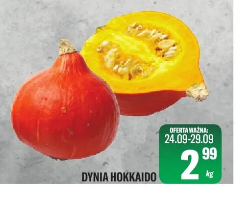 Dynia hokkaido promocja w Tomi Markt