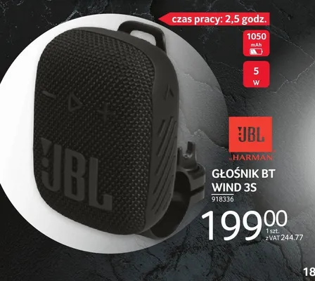 Głośnik BT JBL Wind 3S promocja w Selgros