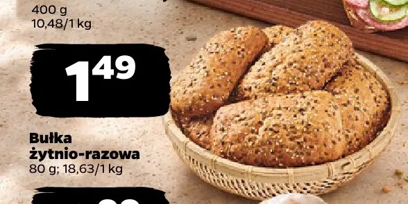 Bułka żytnio-razowa promocja w Netto