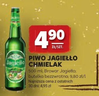 Piwo Jagiełło Chmielak promocja w Stokrotka