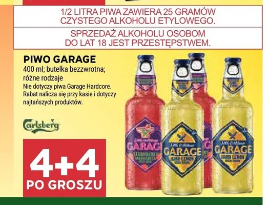 Piwo Garage Strawberry Margarita promocja w Stokrotka