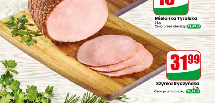 Szynka Rydzyńska Agro Rydzyna promocja w Dino