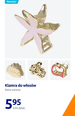 Klamra do włosów promocja w Action