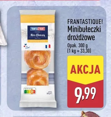 Minibułeczki drożdżowe Frantastique! promocja w Aldi