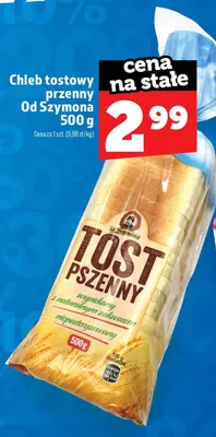 Chleb tostowy pszenny Od Szymona promocja w TOPAZ