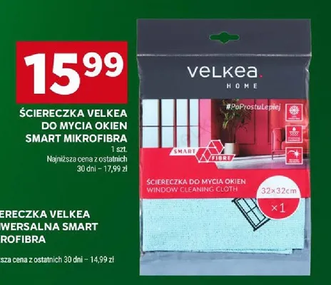 Ściereczka do mycia okien Smart mikrofibra promocja w Stokrotka
