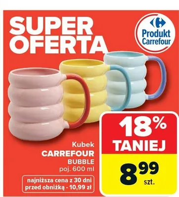 Kubek Bubble promocja w Carrefour