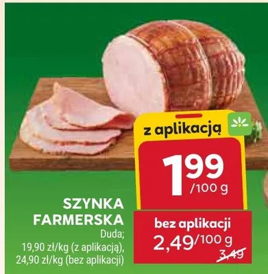 Szynka farmerska Duda promocja w Stokrotka