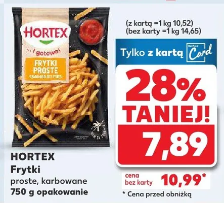 Frytki karbowane promocja w Kaufland