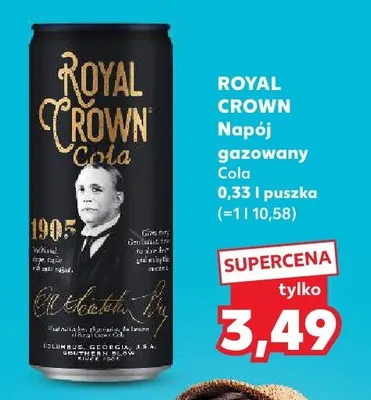 Napój gazowany Royal Crown Cola promocja w Kaufland