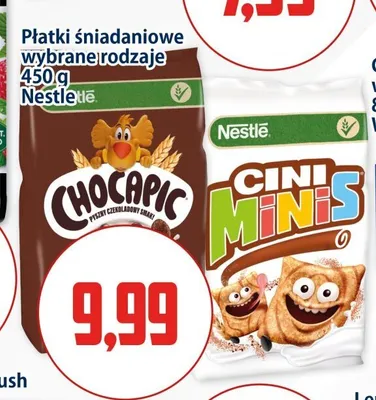 Płatki śniadaniowe Nestlé Cini Minis promocja w Kupiec