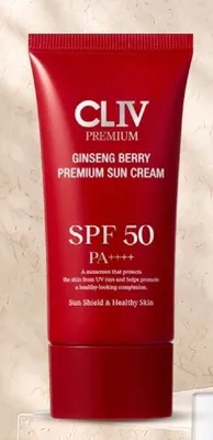 Krem przeciwsłoneczny CLIV Premium Ginseng Berry Premium Sun Cream SPF 50 promocja w Hebe