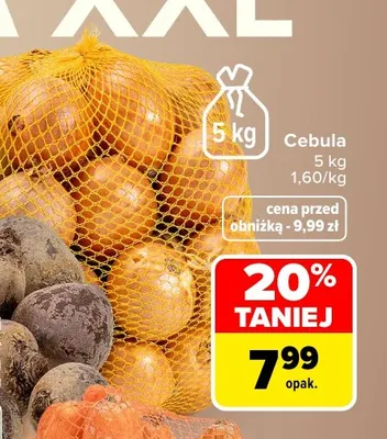 Cebula promocja w Carrefour
