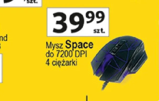 Mysz Gamezone Space promocja w Auchan
