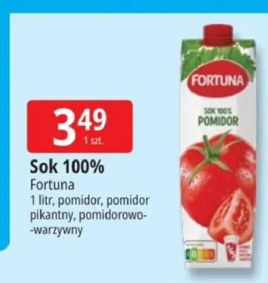 Sok 100% Fortuna promocja w Leclerc