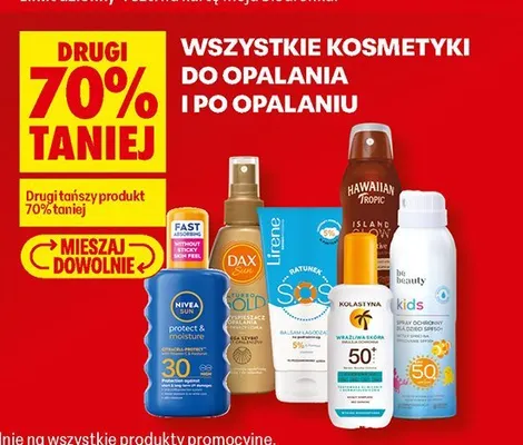 Emulsja do opalania Kolastyna Wrażliwa Skóra SPF 50 promocja w Biedronka