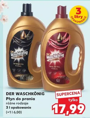 Płyn do prania różne rodzaje, 3l  promocja w Kaufland