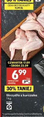 Skrzydło z kurczaka promocja w Delikatesy Centrum
