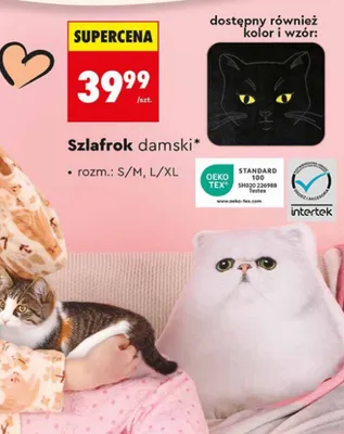 Szlafrok damski promocja w Biedronka