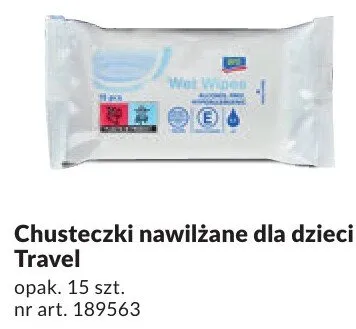 Chusteczki nawilżane dla dzieci Travel promocja w Makro
