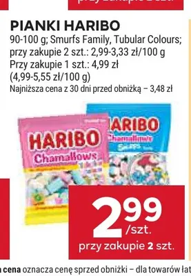 Pianki Haribo Chamallows Smurfs Family promocja w Stokrotka