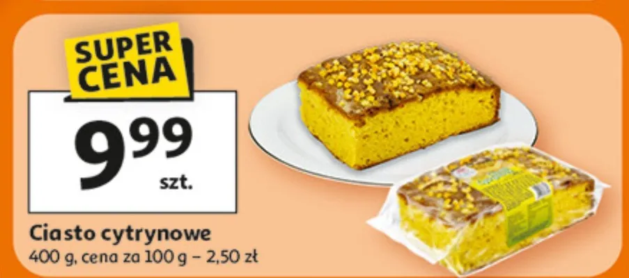 Ciasto cytrynowe promocja w Auchan