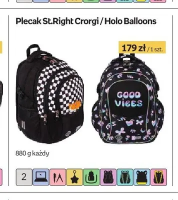 Plecak St.Right Holo Balloons promocja w Empik