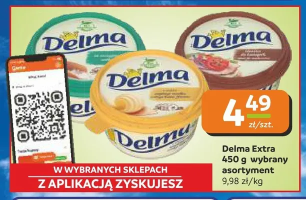 Margaryna Delma Extra promocja w Gama