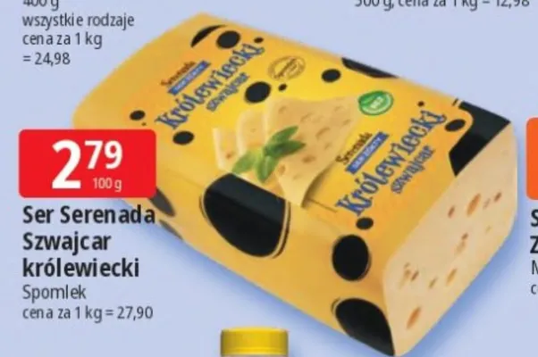 Ser Serenada Szwajcar królewiecki promocja w Leclerc